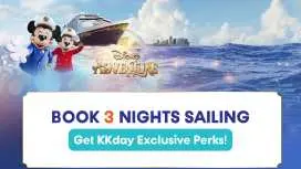 [KKday Exclusive] Disney Cruise Line, Disney Adventure | 3/4 Night Cruises from Singapore
